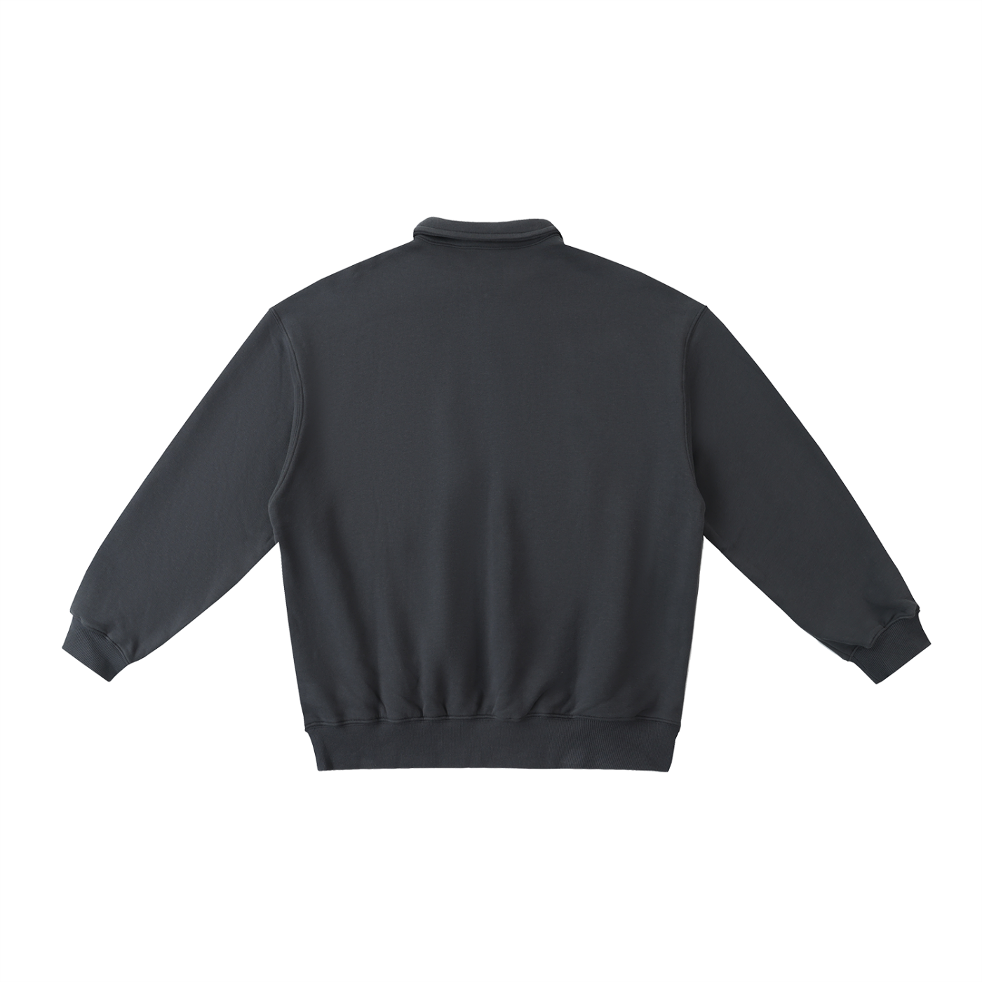 Polo Collar Sweatshirt