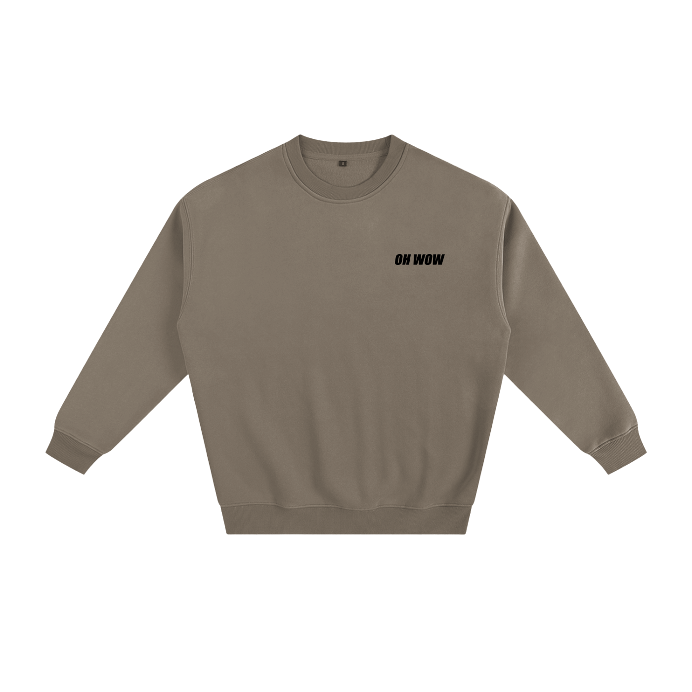 Fleeced Crew Neck
